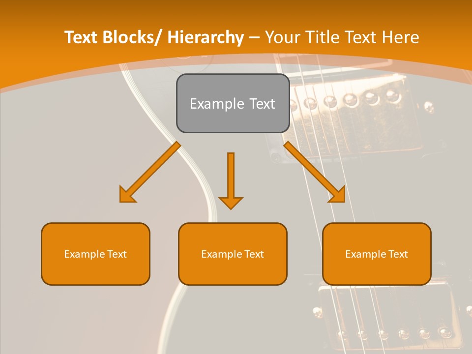 Rock Guitar Black PowerPoint Template