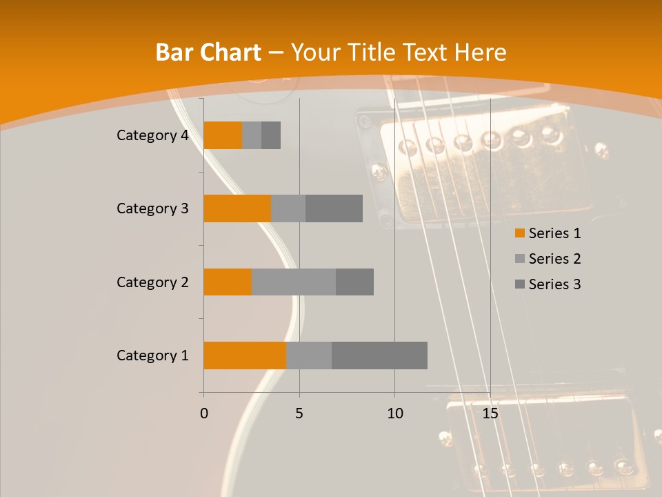 Rock Guitar Black PowerPoint Template