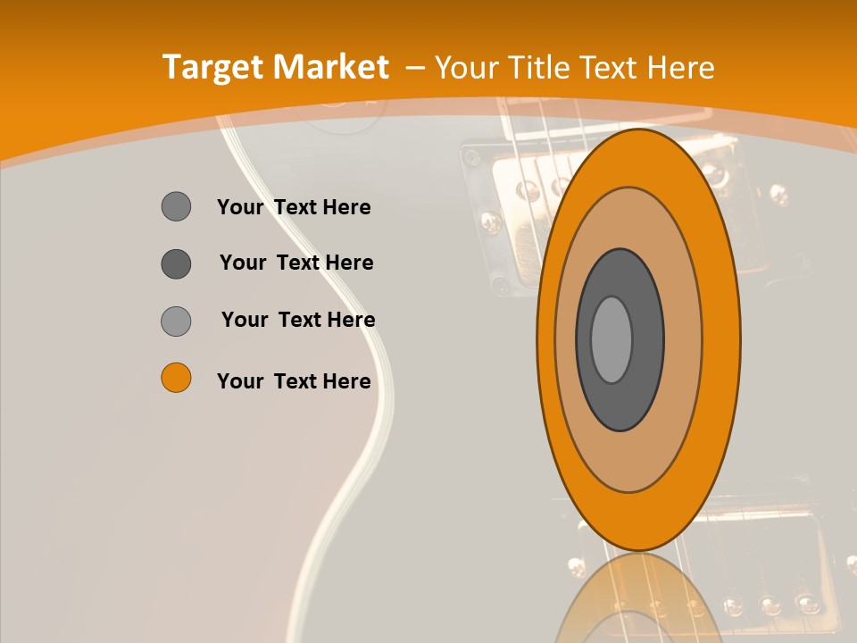 Rock Guitar Black PowerPoint Template