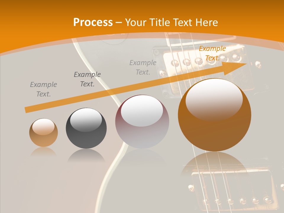 Rock Guitar Black PowerPoint Template