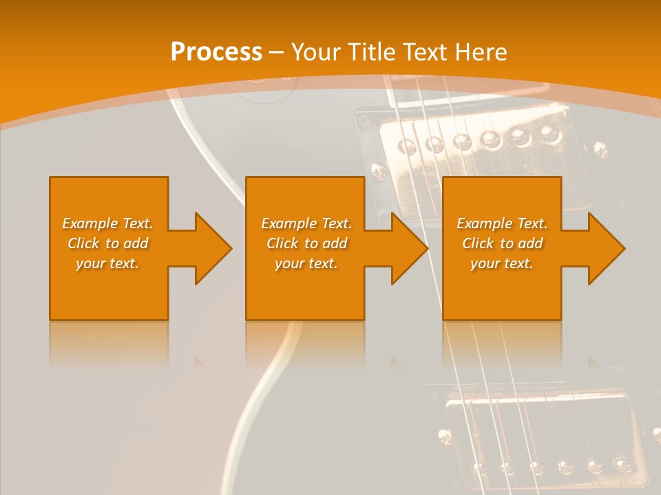 Rock Guitar Black PowerPoint Template