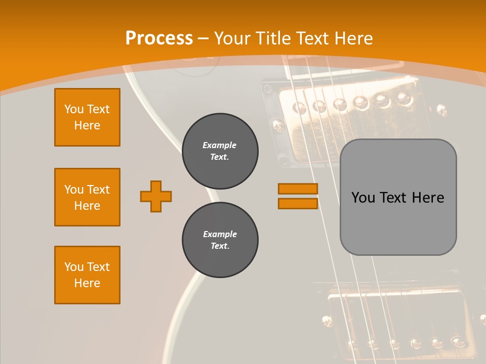Rock Guitar Black PowerPoint Template