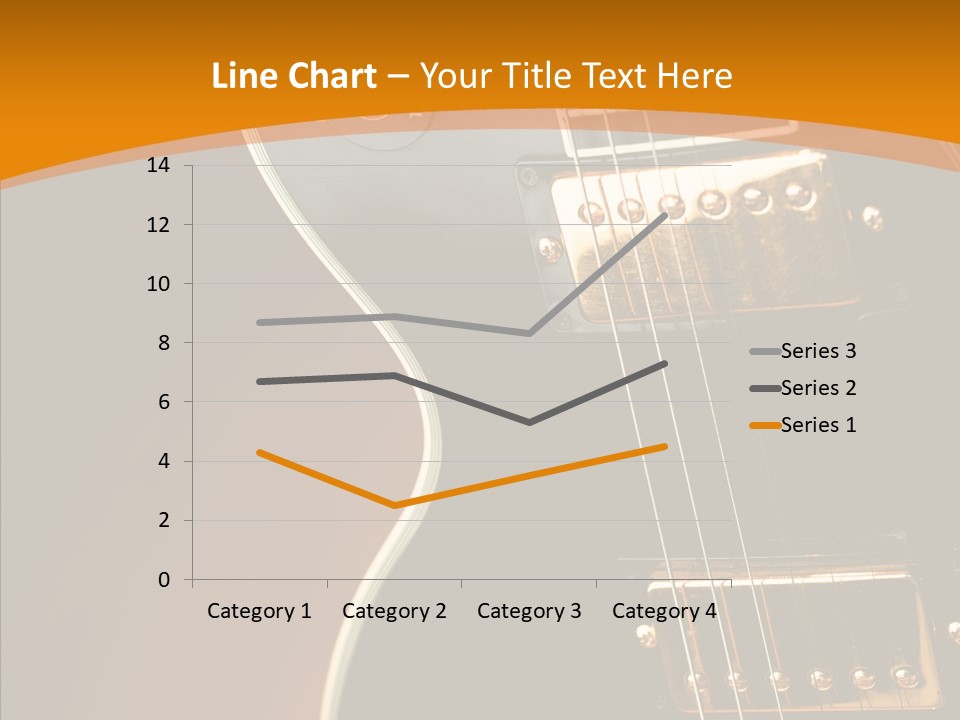 Rock Guitar Black PowerPoint Template