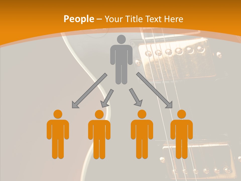 Rock Guitar Black PowerPoint Template