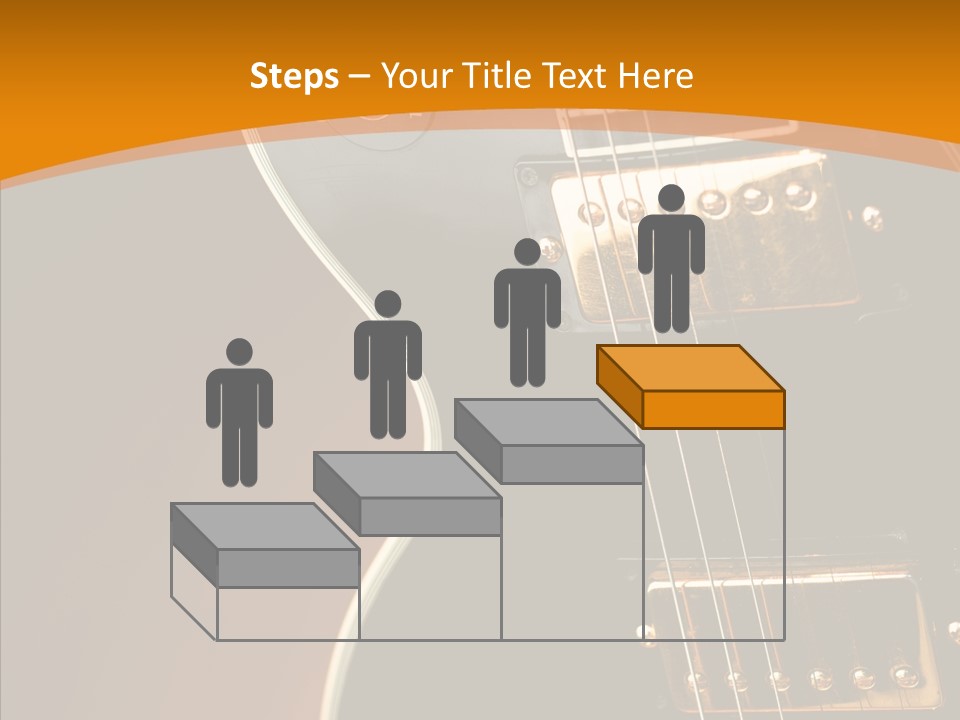 Rock Guitar Black PowerPoint Template