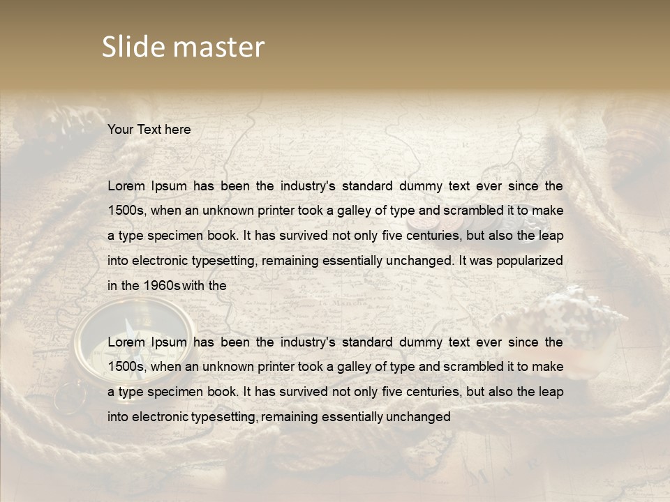 Travel Map PowerPoint Template