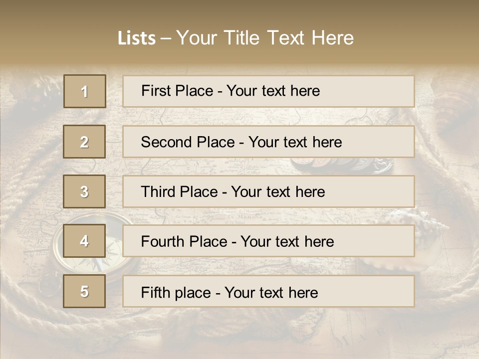 Travel Map PowerPoint Template
