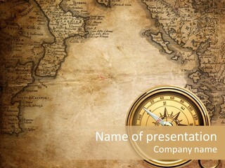 Ancient Compass PowerPoint Template