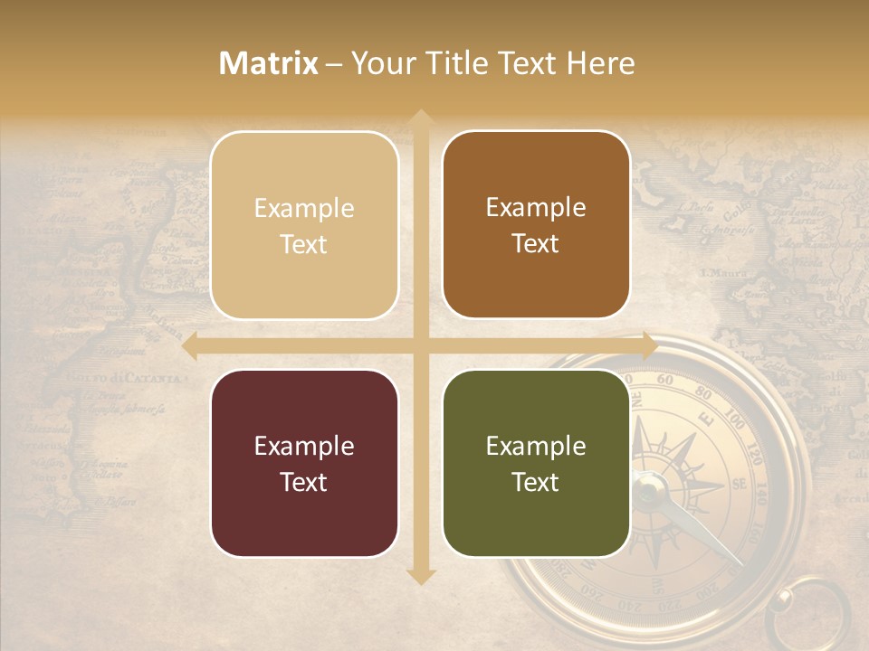 Ancient Compass PowerPoint Template
