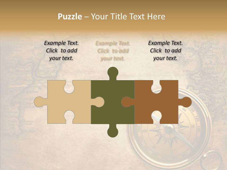 Ancient Compass PowerPoint Template