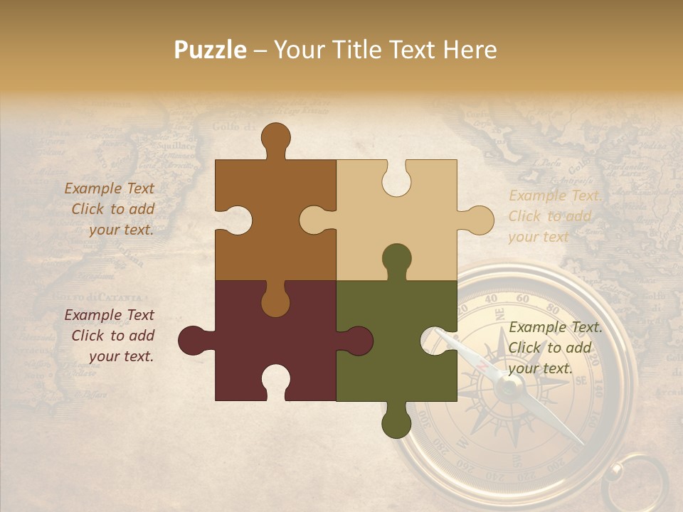 Ancient Compass PowerPoint Template