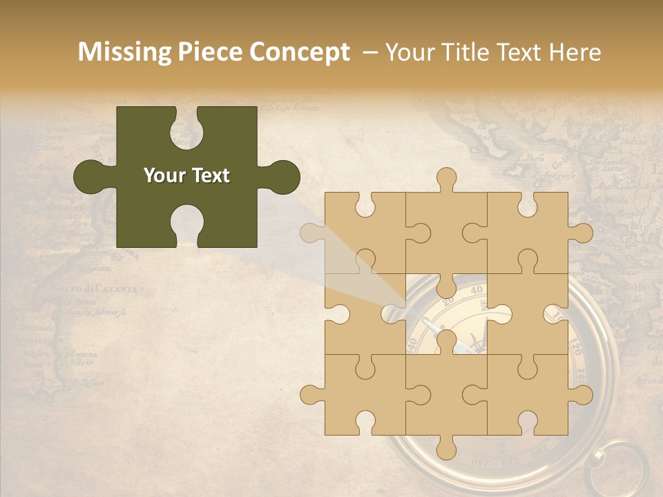 Ancient Compass PowerPoint Template