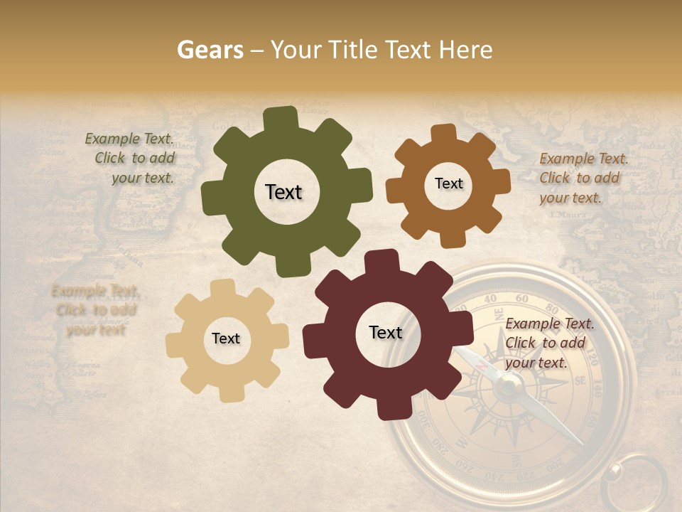 Ancient Compass PowerPoint Template