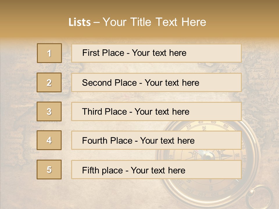 Ancient Compass PowerPoint Template