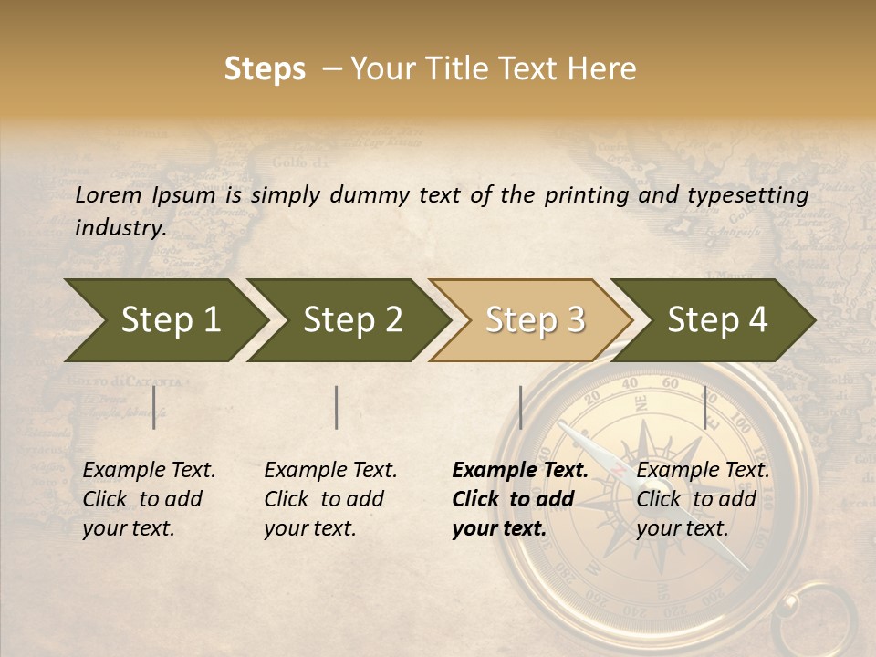 Ancient Compass PowerPoint Template