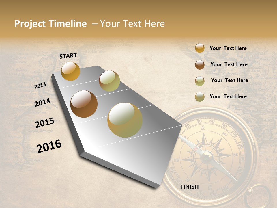 Ancient Compass PowerPoint Template