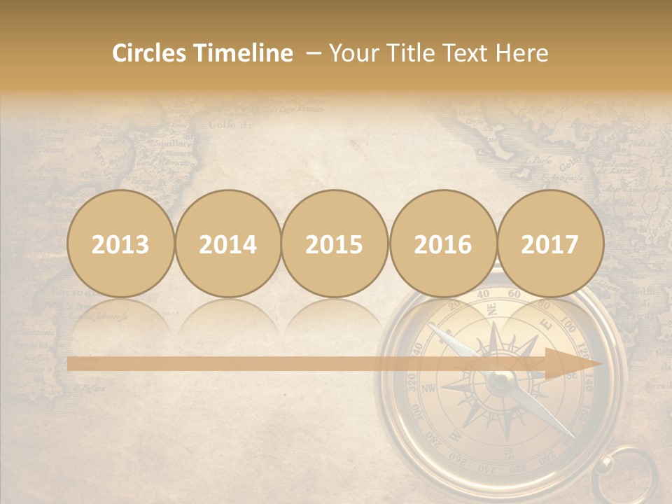 Ancient Compass PowerPoint Template