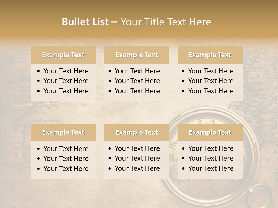 Ancient Compass PowerPoint Template