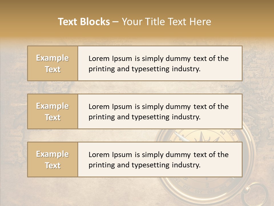 Ancient Compass PowerPoint Template