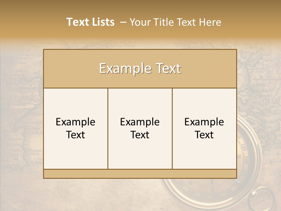 Ancient Compass PowerPoint Template