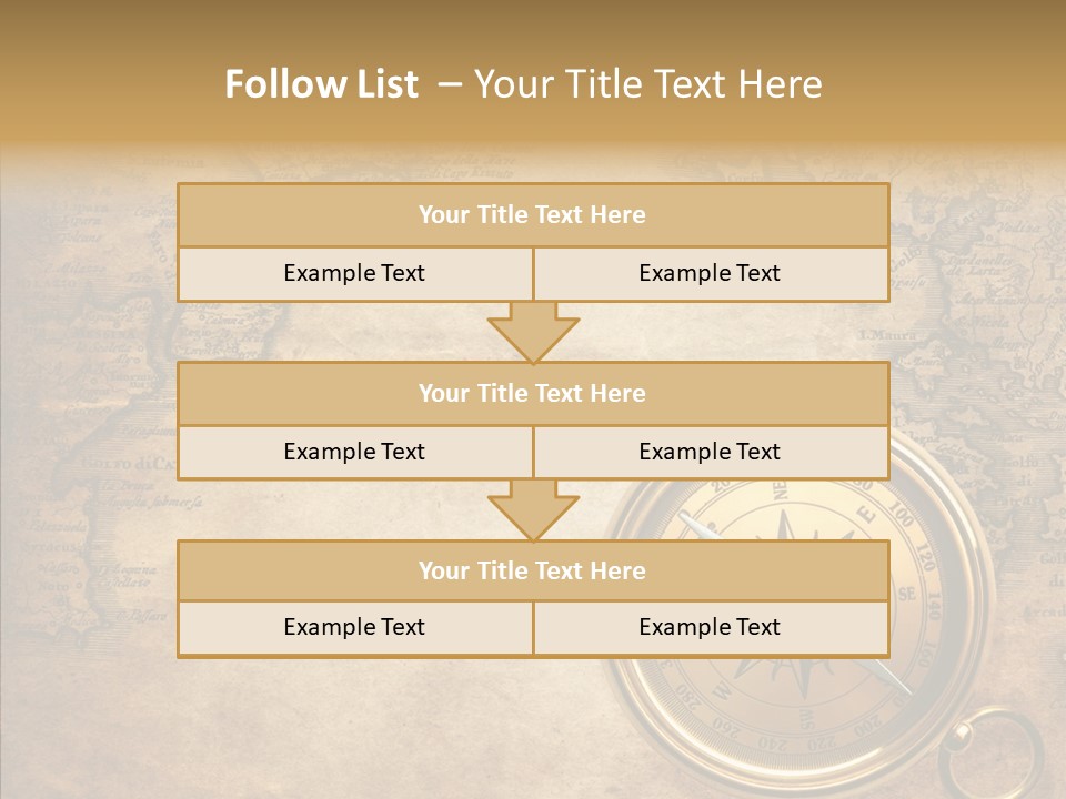 Ancient Compass PowerPoint Template
