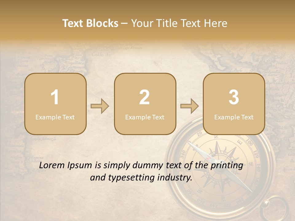 Ancient Compass PowerPoint Template