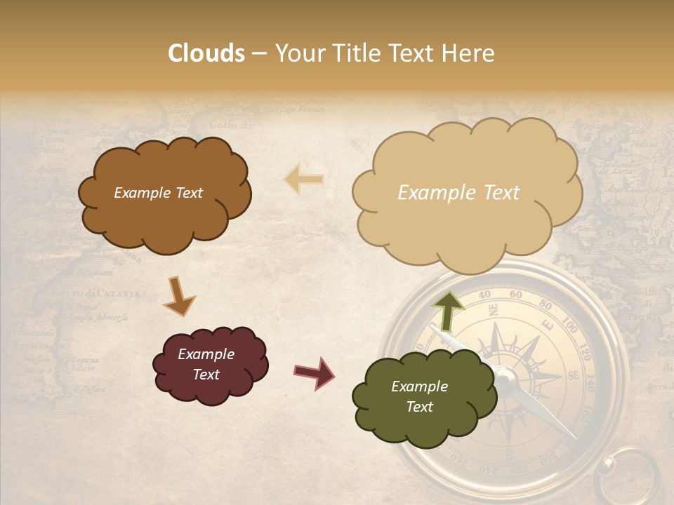 Ancient Compass PowerPoint Template