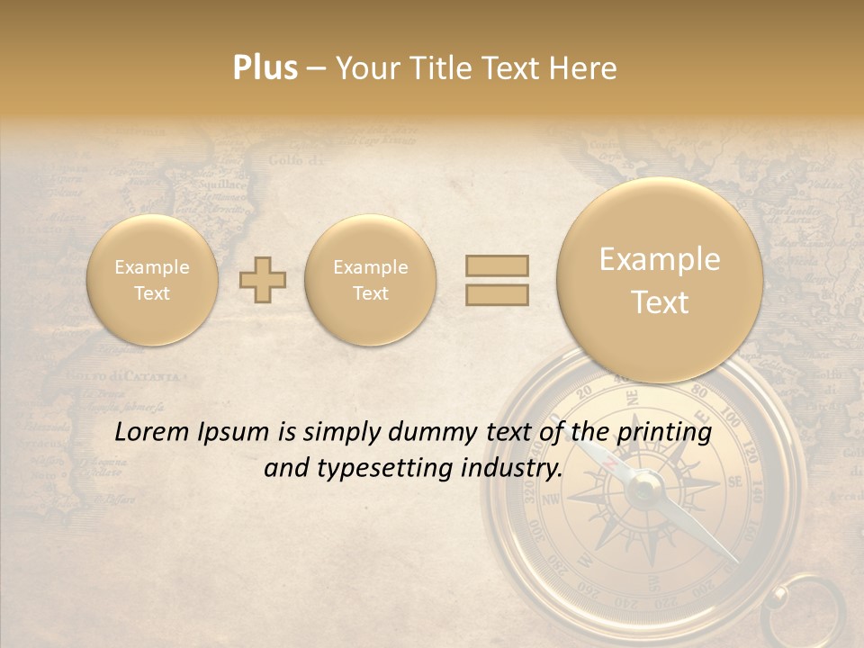 Ancient Compass PowerPoint Template