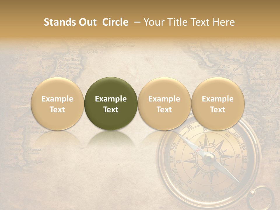 Ancient Compass PowerPoint Template