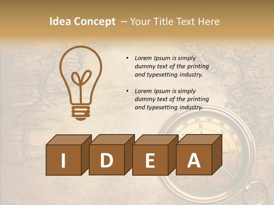 Ancient Compass PowerPoint Template