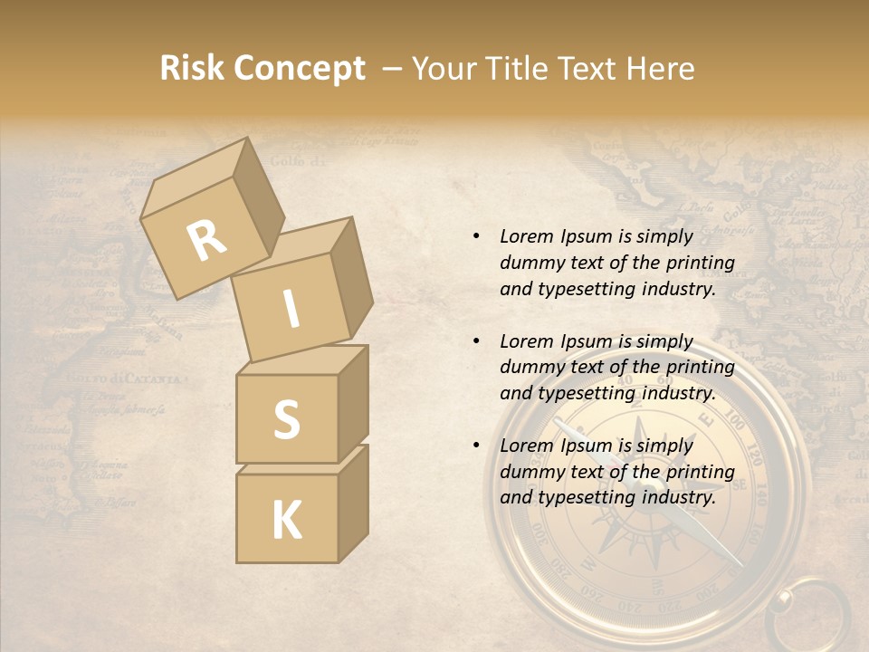 Ancient Compass PowerPoint Template