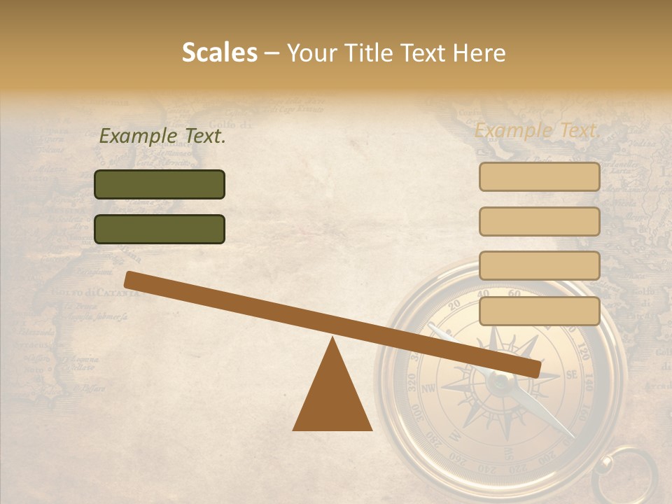 Ancient Compass PowerPoint Template