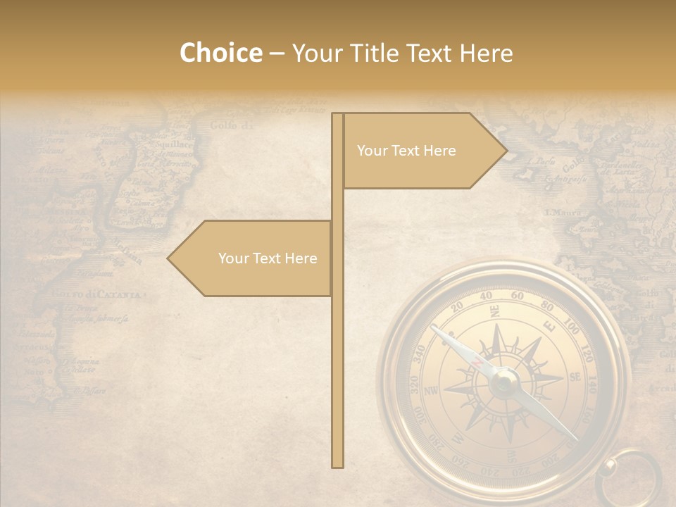 Ancient Compass PowerPoint Template