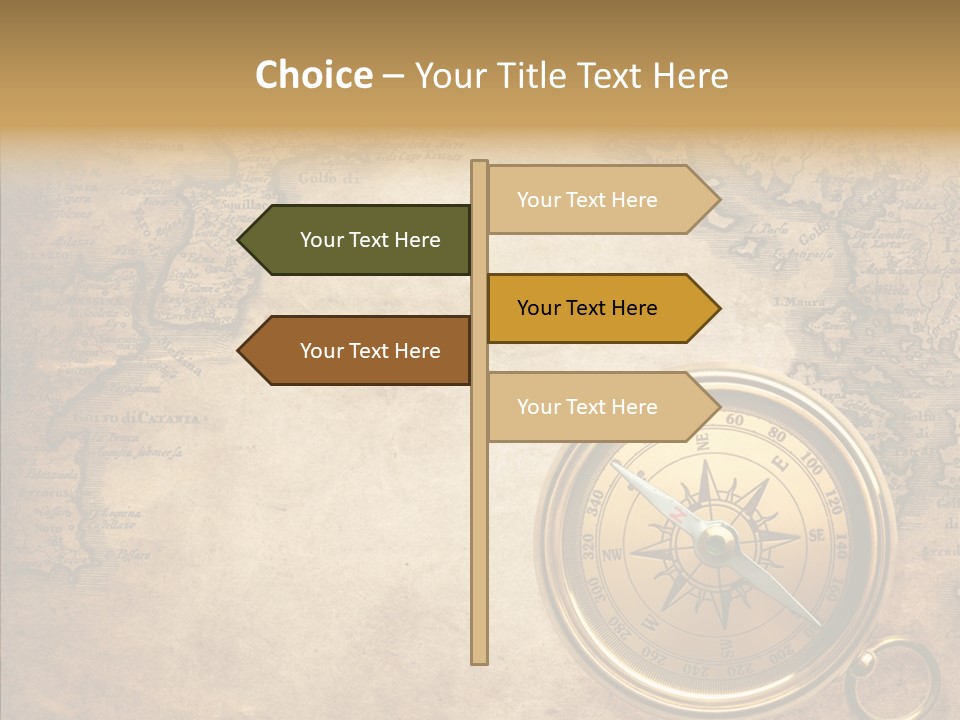 Ancient Compass PowerPoint Template
