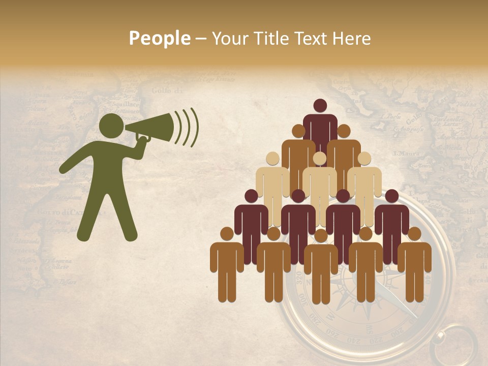 Ancient Compass PowerPoint Template