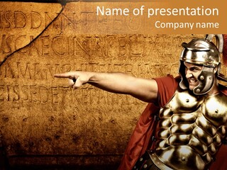 Roman Legionary PowerPoint Template