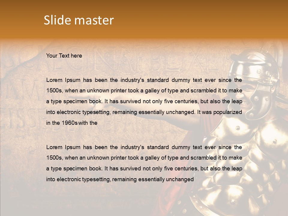 Roman Legionary PowerPoint Template