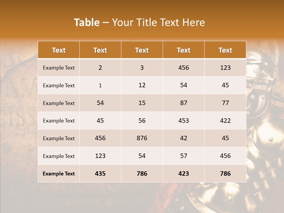 Roman Legionary PowerPoint Template
