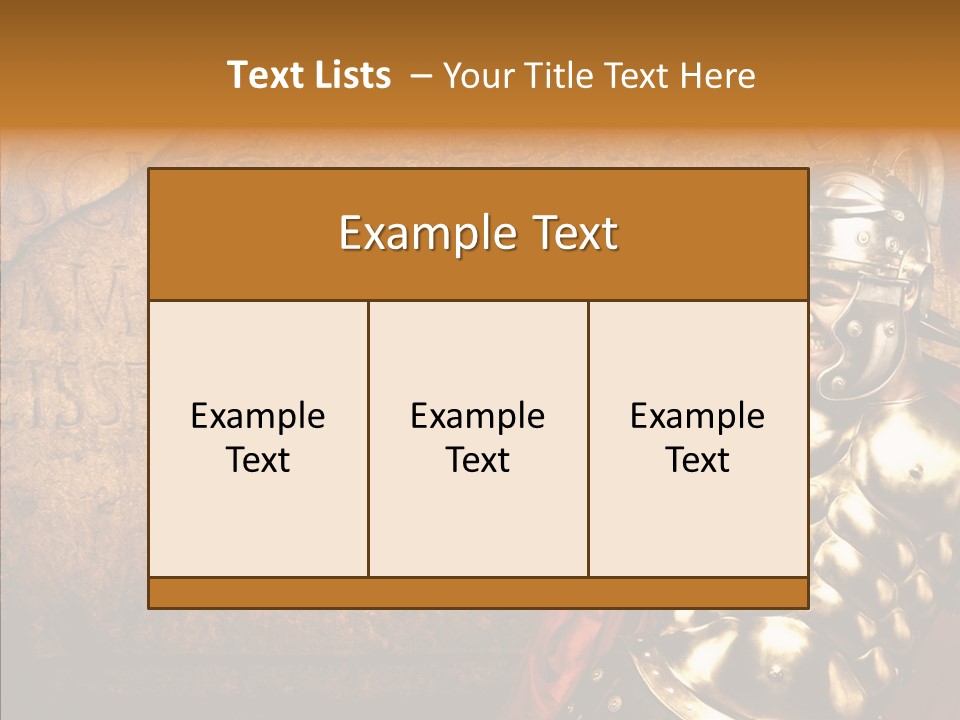 Roman Legionary PowerPoint Template