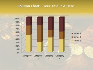 Gold Coins PowerPoint Template