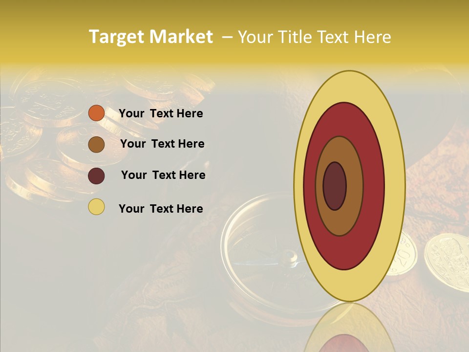 Gold Coins PowerPoint Template