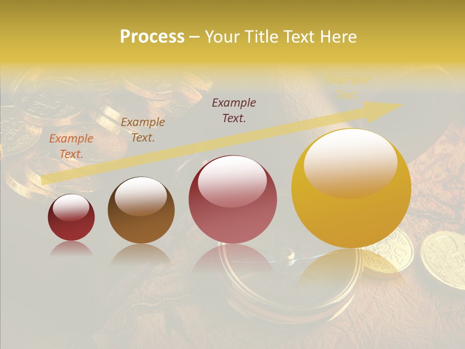 Gold Coins PowerPoint Template
