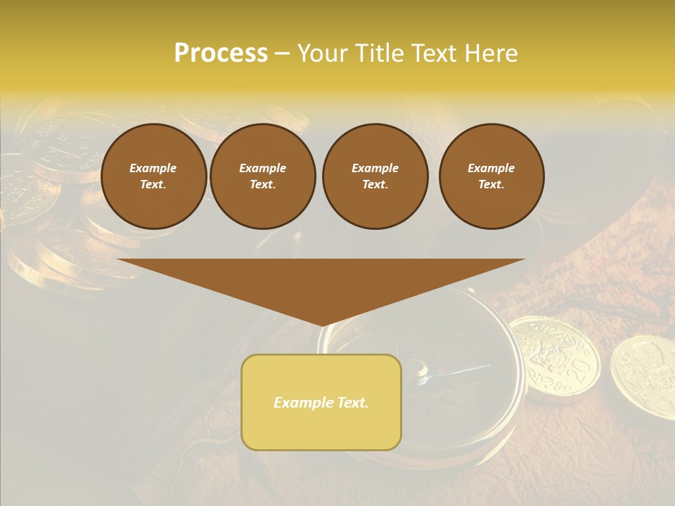 Gold Coins PowerPoint Template