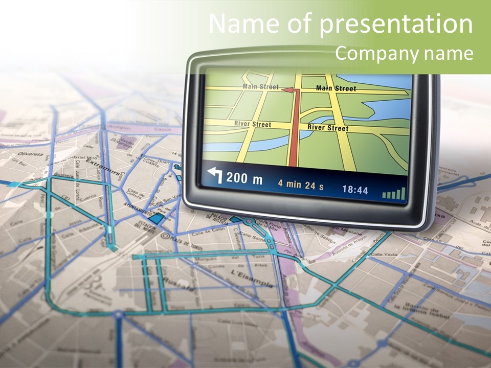 Navigator Device PowerPoint Template