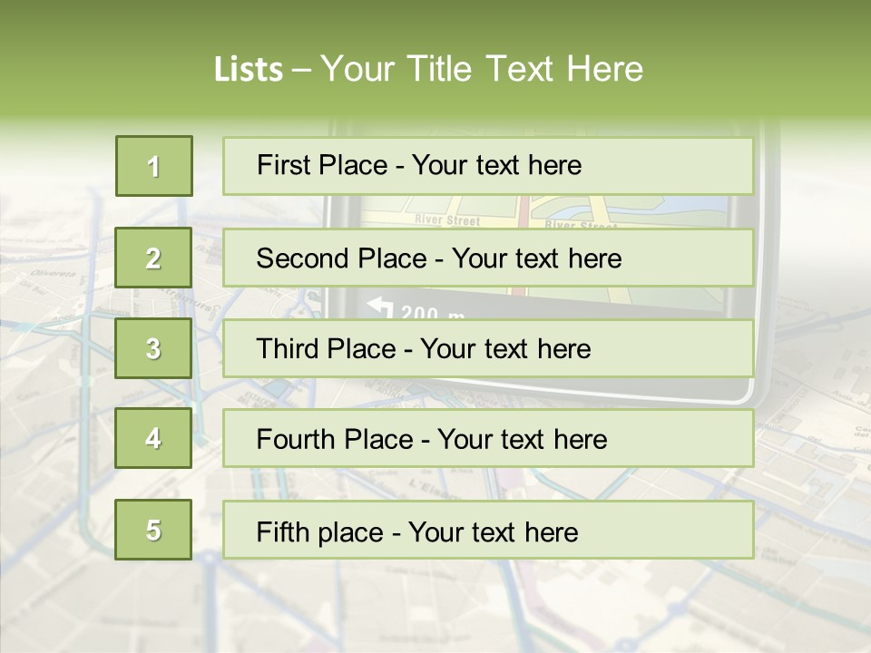 Navigator Device PowerPoint Template