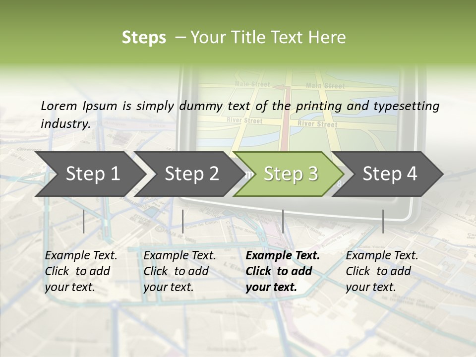 Navigator Device PowerPoint Template