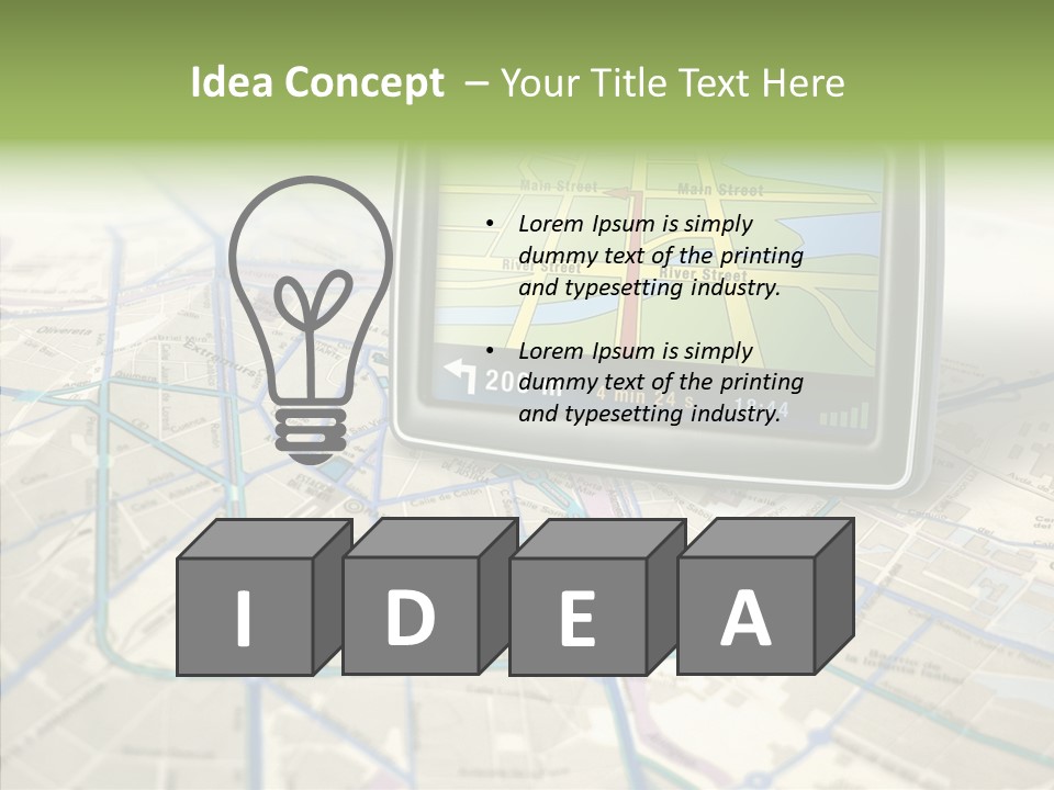 Navigator Device PowerPoint Template
