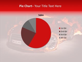 Fire Car PowerPoint Template