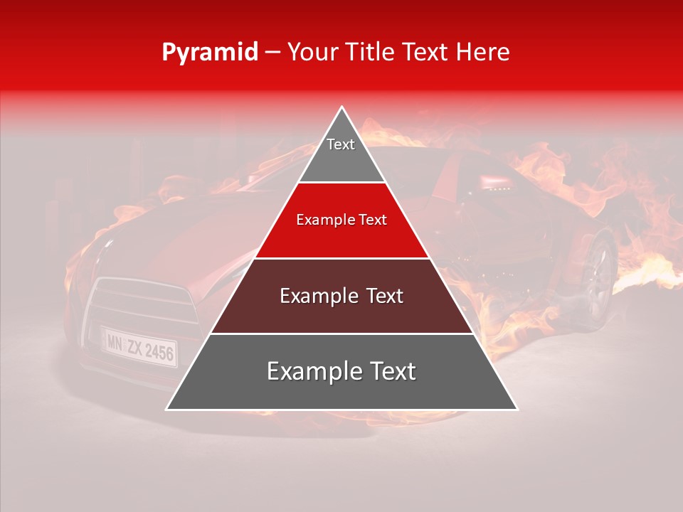 Fire Car PowerPoint Template