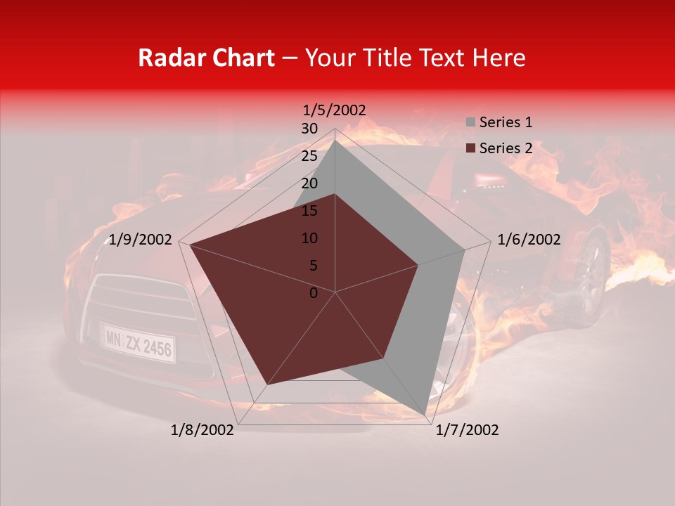 Fire Car PowerPoint Template
